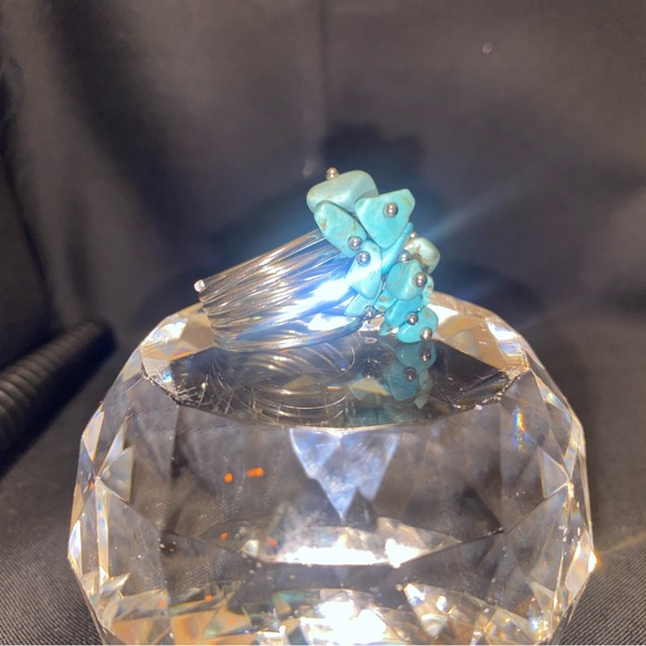Turquoise Silver Ring - Picture 9 of 9